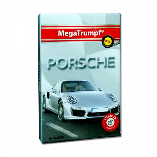 Joc de carti Piatnik, Megatrumpf - masini Porsche, pentru 2-4 jucatori de peste 7 ani Joc de carti Piatnik, Megatrumpf - masini Porsche, pentru 2-4 jucatori de peste 7 ani